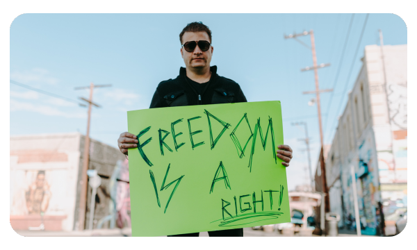 Freedom is a right